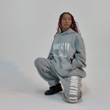 Load image into Gallery viewer, "I'm Worth It" Grey Sweatpants (1/2 part of a set)