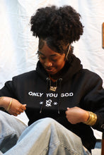 Load image into Gallery viewer, Only You God Hoodie (Black/White)
