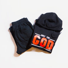 Load image into Gallery viewer, Only You God Hoodie (Black/Red) WITH SPELLING ERROR