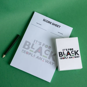It's For Black People Anyway - Cards and Notepad combo set